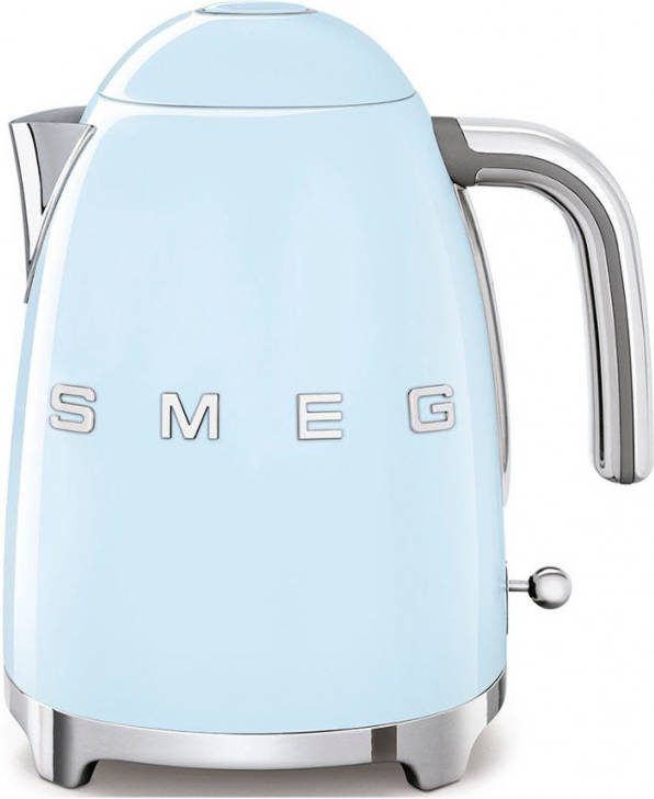 SMEG KLF03PBEU retro 50&apos, s style waterkoker, pastelblauw