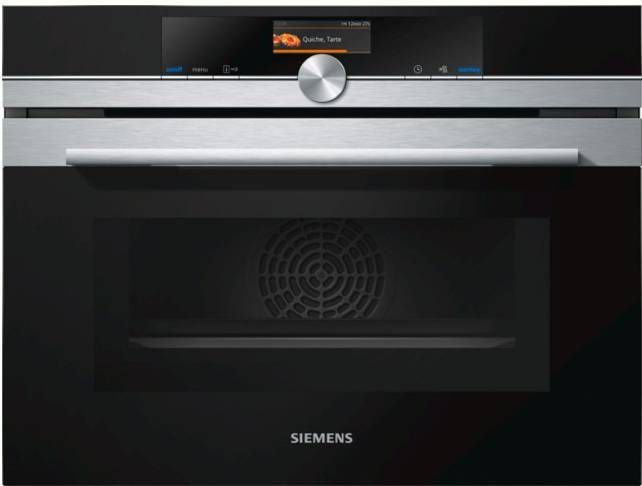 Siemens CM636GBS1 inbouw combimagnetron met boven en onderwarmte