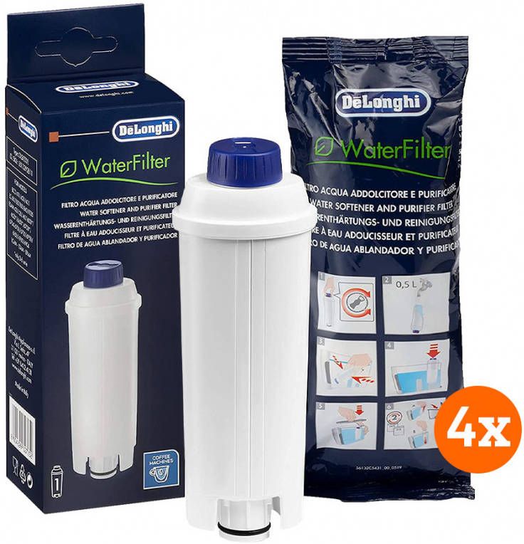 DeLonghi De'Longhi Waterfilter 4 stuks