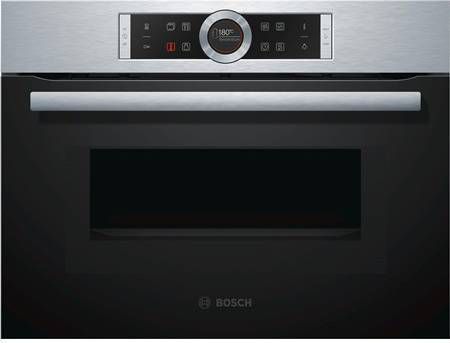 BOSCH Oven met magnetron CMG633BS1 met automatische programma’s