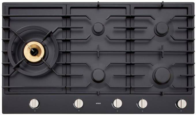 ATAG Gaskookplaat met Supervario-wokbrander en easy clean coating 90 cm HG9592EBA