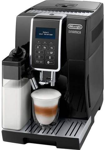 De'Longhi Volautomatisch koffiezetapparaat Dinamica ECAM 356.57.B, met 4 snelkeuzetoetsen, koffiekanfunctie