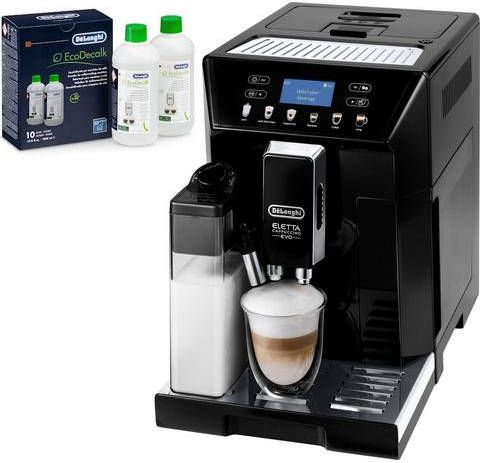 De'Longhi Volautomatisch koffiezetapparaat ECAM 46.860.B Eletta Evo, zwart, inclusief onderhoudsset ter waarde van vap