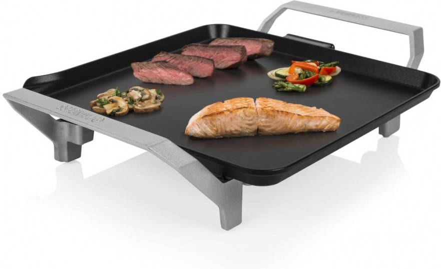 Princess Chef Tafelgrill Premium 1500 W zwart en zilverkleurig